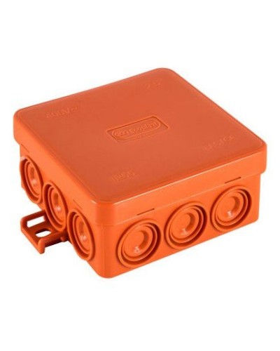 Коробка JBL085 85х85х38, 12 вых., 6P (0,15...2,5мм²) (43255HF): Коробка монтажная, огнестойкая, без галогена в Твери