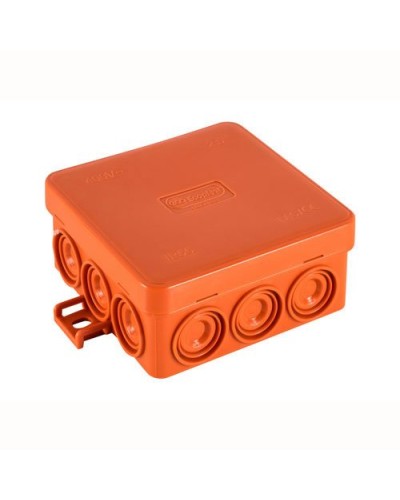 Коробка JBL085 85х85х38, 12 вых., 10P (0,15...2,5мм²) (43365HF). Коробка монтажная, огнестойкая, без галогена. Экопласт в Твери