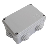 Коробка JBS120 120х80х50, 6 вых., IP55, серая (44008). Коробка монтажная. Экопласт