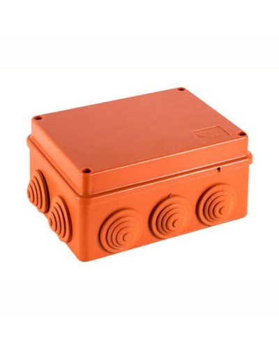 Коробка JBS150 150х110х70, 10 вых., 10P (0,15...2,5мм²) (43089HF). Коробка монтажная, огнестойкая, без галогена. Экопласт в Твери