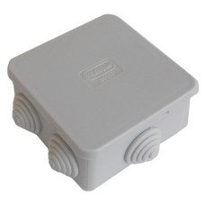 Коробка JBS080 85х85х40, 6 вых, IP44, серая (44006). Коробка монтажная. Экопласт