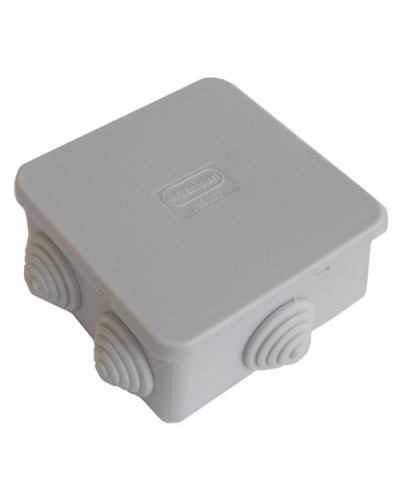 Коробка JBS080 85х85х40, 6 вых, IP44, серая (44006). Коробка монтажная. Экопласт в Твери