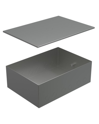 Коробка металлическая с крышкой для заливки в пол BOX/8-12 (70181): Коробка металлическая с крышкой для заливки в пол 309х217х105мм, для люков 70083, 70012 в Твери
