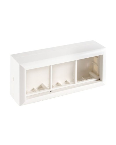 Коробка на 3 модуля для механизмов 45х45мм SM45/6 (72946): Коробка для механизмов в Твери
