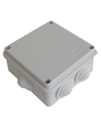 Коробка JBS100 100х100х55, 6 вых., 6P (1,5…4мм²) серая (43117HF-GR). Коробка монтажная, огнестойкая, без галогена. Экопласт в Твери