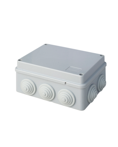 Коробка JBS150 150х110х70, 10 вых., IP55, серая (44009). Коробка монтажная. Экопласт в Твери