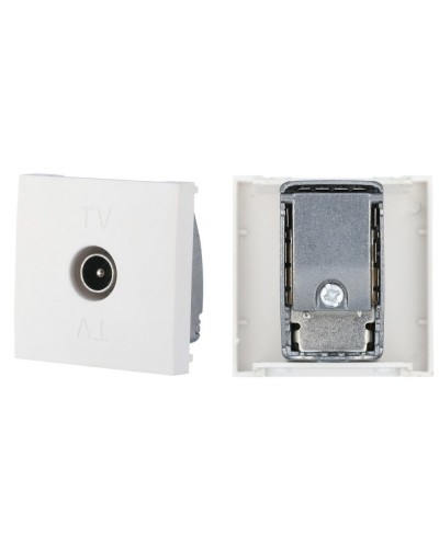 Розетка TV оконечная, белый LK45 (852104). Розетка TV. Экопласт в Твери