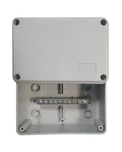 Коробка (КУП) JBS120 120х80х50, 6 вых, IP55 (44008KP). Коробка уравнивания потенциалов (КУП), 6х9мм, 8 зажимов. Экопласт в Твери