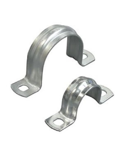 Скоба двухлапковая D50 с двумя отверстиями (50шт) (43650-50): Скоба оцинкованная в Твери