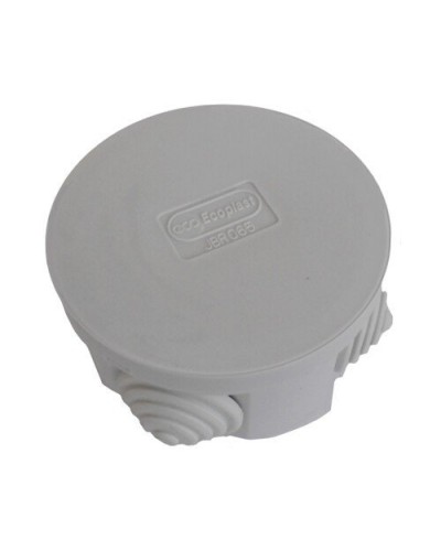 Коробка 3001 D70x36, 4 вых, IP55, серая (44001). Коробка монтажная. Экопласт в Твери