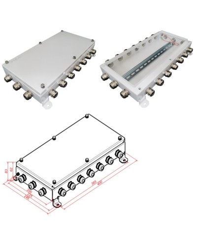 КМ IP66-2040. Коробка монтажная электротехническая. Гефест в Твери