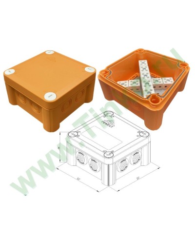 КМ-О-1212(П)(18к)-IP55: Коробка монтажная огнестойкая в Твери