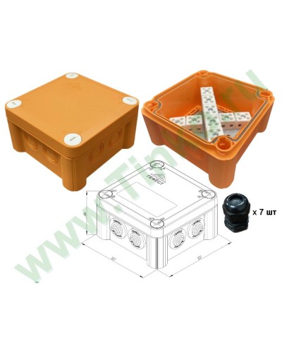 КМ-О-1212(П)(18к)-IP66(П6-12): Коробка монтажная огнестойкая в Твери