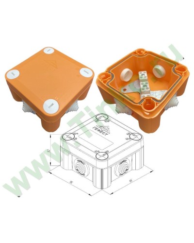 КМ-О-1010(П)(8к)-IP55: Коробка монтажная огнестойкая в Твери