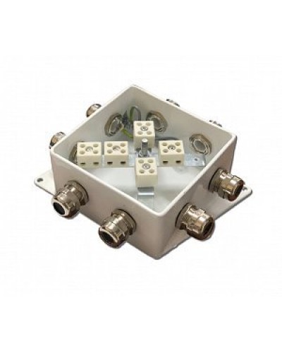 КМ-О (10к*10,0)-IP66-120х120, четыре ввода: Коробка монтажная огнестойкая в Твери
