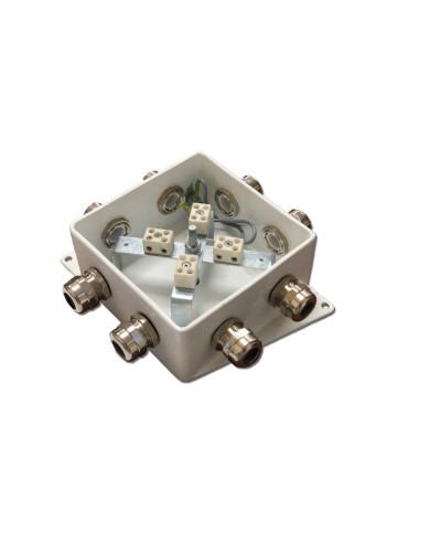 КМ-О (8к)-IP66-120х120, шесть вводов: Коробка монтажная огнестойкая в Твери