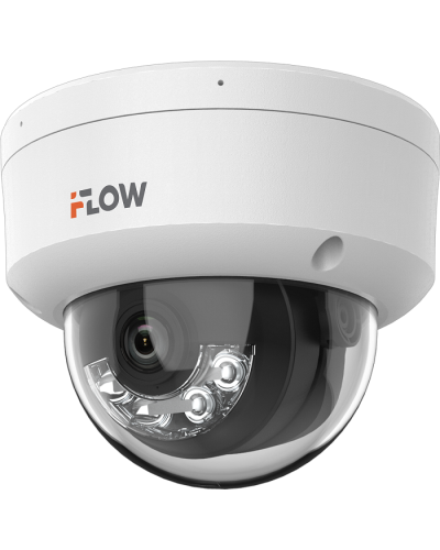 F-IC-2422C2MS(4мм). Бюджетная IP-видеокамера купольная. i-FLOW в Твери