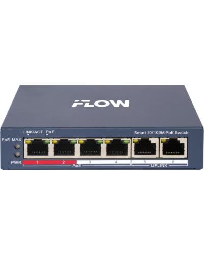 F-SW-EM206POE-VM. Коммутатор с POE. i-FLOW в Твери