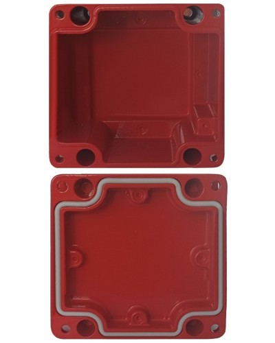МКС Мороз, глухая, IP66/IP68, красный. Коробка коммутационная металлическая. Магнито-Контакт в Твери
