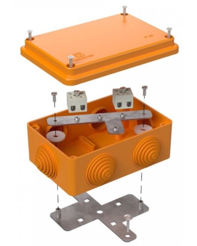 Коробка огнестойкая 120х80х50 (40-0340-FR2.5-4). Коробка огнестойкая для открытой установки. Промрукав в Твери