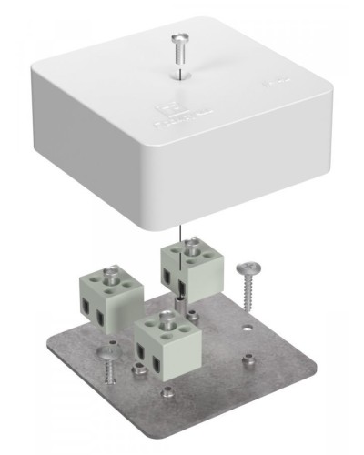 Коробка огнестойкая 75х75х30 (40-0450-FR2.5-6). Коробка огнестойкая для открытой установки. Промрукав в Твери