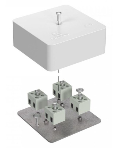 Коробка огнестойкая 75х75х30 (40-0450-FR2.5-8). Коробка огнестойкая для открытой установки. Промрукав в Твери