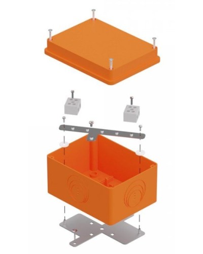 Коробка огнестойкая 150х110х90 E15-E120 для о/п (40-0351-FR10.0-4). Коробка огнестойкая для открытой установки. Промрукав в Твери