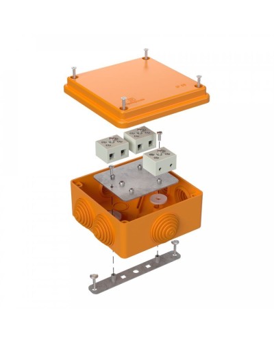 Коробка огнестойкая 100х100х50 (40-0300-FR6.0-6). Коробка огнестойкая для открытой установки. Промрукав в Твери