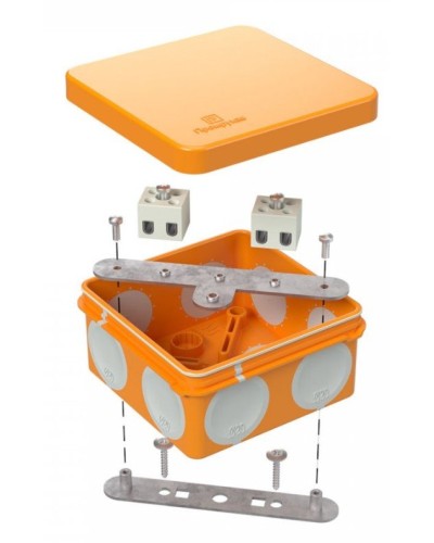 Коробка огнестойкая 80х80х40 (60-0210-FR2.5-6). Коробка огнестойкая для открытой установки. Промрукав в Твери