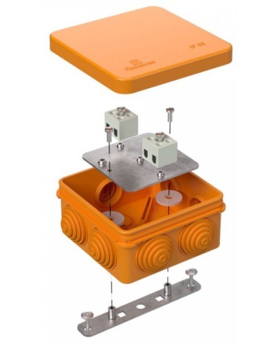 Коробка огнестойкая 80х80х40 (40-0210-FR2.5-4). Коробка огнестойкая для открытой установки. Промрукав в Твери