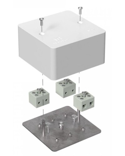 Коробка огнестойкая 103х103х45 (40-0470-FR2.5-6). Коробка огнестойкая для открытой установки. Промрукав в Твери