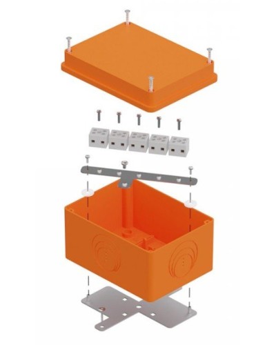 Коробка огнестойкая 150х110х90 E15-E120 для о/п (40-0351-FR2.5-10). Коробка огнестойкая для открытой установки. Промрукав в Твери
