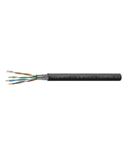 СПЕЦЛАН SF/UTP Cat 5e PE 1х2х0,52. Кабель «витая пара» (LAN) для структурированных систем связи. Спецкабель в Твери