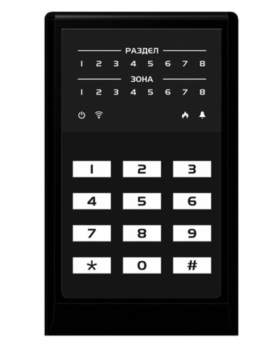 МИРАЖ-КД-04 (black). Кнопочная кодовая панель. Стелс НПП в Твери