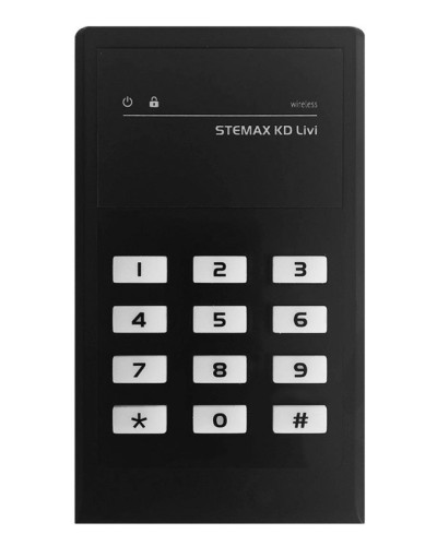 STEMAX KD Livi (черный). Беспроводная кнопочная кодовая панель. Стелс НПП в Твери