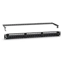 PL-24-Cat.6a-Dual (7651c). Патч-панель 19. CABEUS