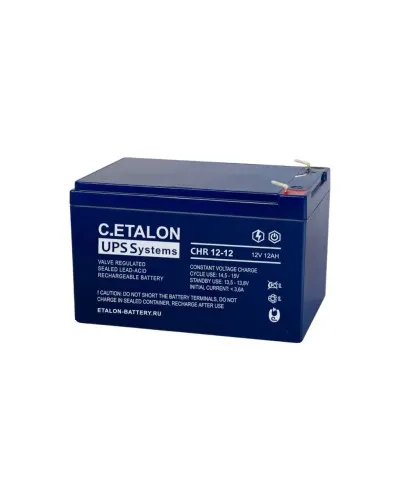 C.ETALON CHR 12-12. Аккумулятор герметичный свинцово-кислотный. ETALON в Твери