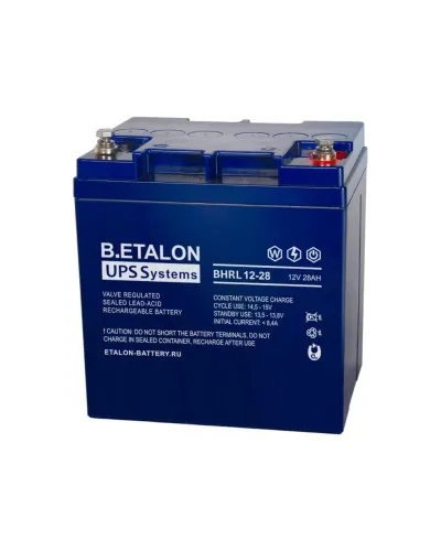 B.ETALON BHRL 12-28. Аккумулятор герметичный свинцово-кислотный. ETALON в Твери