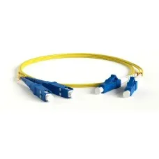 FC-D2-9-LC/UR-SC/UR-H-1M-LSZH-YL. Патч-корд волоконно-оптический LC/UPC-SC/UPC. Hyperline