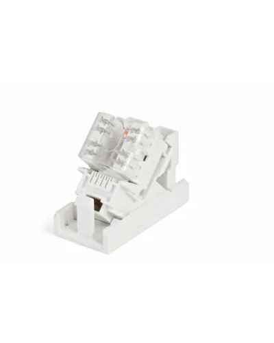 SIP2K-C5E-M45-22.5. Вставка 45х22,5 с наклонным модулем RJ-45 категории 5е. Hyperline в Твери