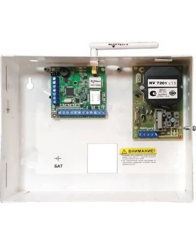NV 1010c. Устройство оконечное объектовое приемно-контрольное c GSM коммуникатором. NAVIgard в Твери