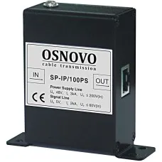 SP-IP/100PS. Устройство грозозащиты цепей Ethernet. OSNOVO