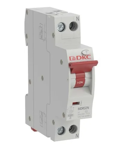 YON max MDR, 1P+N, 10mA, 10A, 6kA, А (MDR32N-1N1C10-A). Компактный автоматический выключатель дифференциального тока. ДКС в Твери