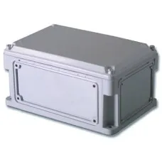 Корпус RAM box 400х200х146, высота крышки 21 мм, IP67 (542210). Корпус с фланцами и непрозрачной крышкой, без монтажной платы. ДКС