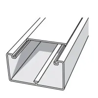 Короб 150х55 INSTA с крышкой (крышка=80мм) (76008-E110): Короб с крышкой, огнестойкость E110