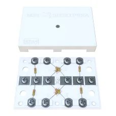 KRA-4 75 Om white (MEC42101). Коробка на 4 абонента. МЭК-Электрика