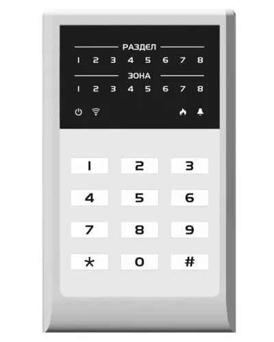 МИРАЖ-КД-04 (grey). Кнопочная кодовая панель. Стелс НПП в Твери